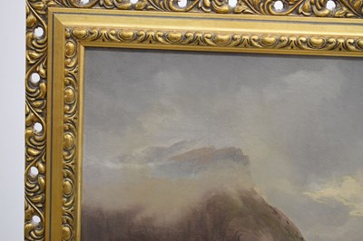 Lot 559 - Nicholas Chevalier - New Zealand oil on canvas - Lake Manapouri