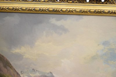 Lot 559 - Nicholas Chevalier - New Zealand oil on canvas - Lake Manapouri
