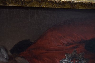 Lot 526 - English School, late 18th century - Oil on panel - George Brudenell