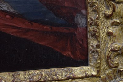 Lot 526 - English School, late 18th century - Oil on panel - George Brudenell