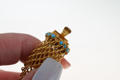 Lot 39 - Early Victorian mesh necklace