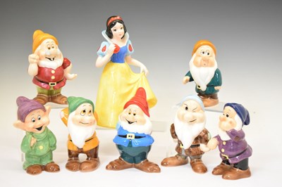 Lot 454 - Snow White and the Seven Dwarves ceramic