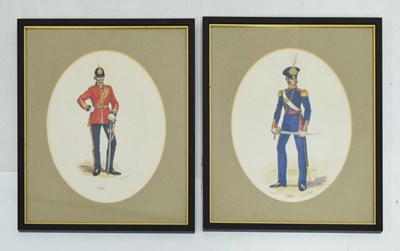 Lot 569 - P.H. Graves - Two military watercolours