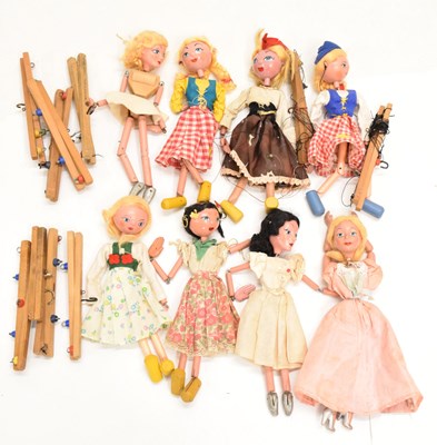 Lot 378 - Pelham Puppets - Group of ten female puppets