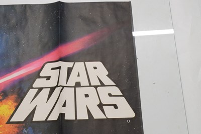 Lot 310 - Star Wars - Rare 1977 pre-Oscars UK quad film poster
