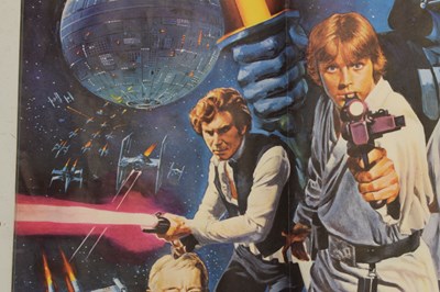Lot 310 - Star Wars - Rare 1977 pre-Oscars UK quad film poster
