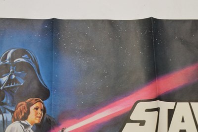 Lot 310 - Star Wars - Rare 1977 pre-Oscars UK quad film poster