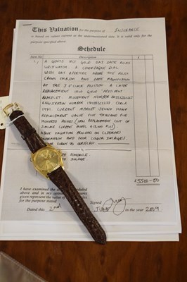 Lot 74 - Rolex - Gentleman's Oyster Perpetual Daydate 18K wristwatch
