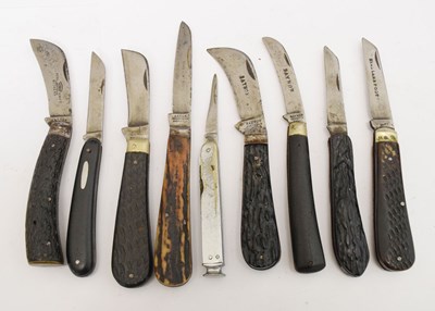 Lot 278 - Group of nine folding knives