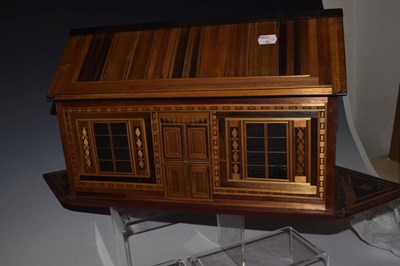 Lot 307 - 19th Century straw-work Noah's Ark