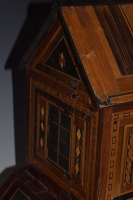 Lot 307 - 19th Century straw-work Noah's Ark