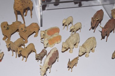 Lot 307 - 19th Century straw-work Noah's Ark