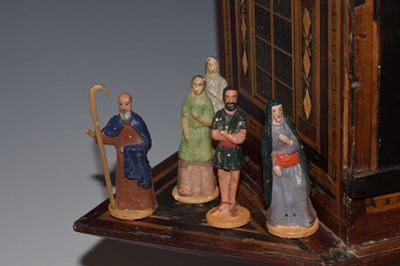 Lot 307 - 19th Century straw-work Noah's Ark