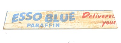 Lot 299 - Advertising - ESSO Blue Paraffin wooden sign