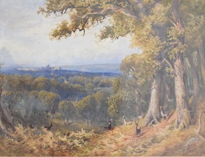 Lot 519 - Henry Andrew Harper (1835-1900) - Watercolour - Windsor Great Park