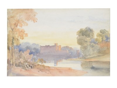 Lot 563 - English School, mid 19th century - Watercolour - Rufford Abbey