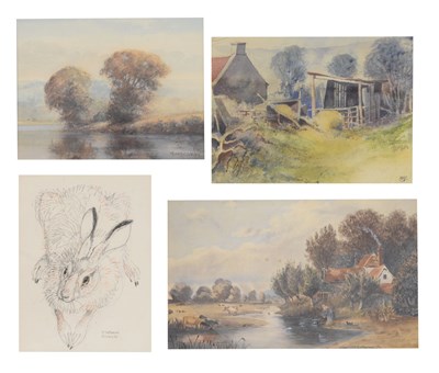 Lot 529 - Group of four watercolours
