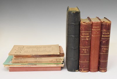Lot 403 - Three volumes of 'The Strand' magazine, etc.