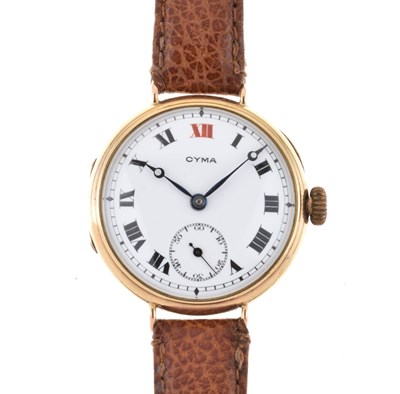 Lot 89 - Cyma - Officer's trench watch