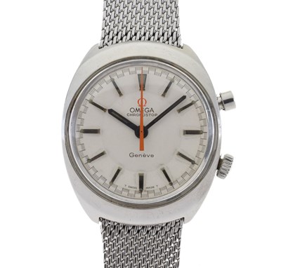 Lot 81 - Omega Geneve - Gentleman's Chronostop manual wind wristwatch