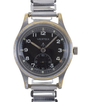 Lot 109 - Vertex - World War II military issue 'Dirty Dozen' wristwatch