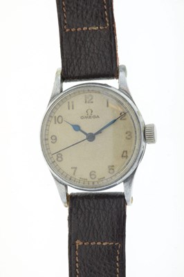 Lot 147 - Omega - Gentleman's 1940s manual wind wristwatch