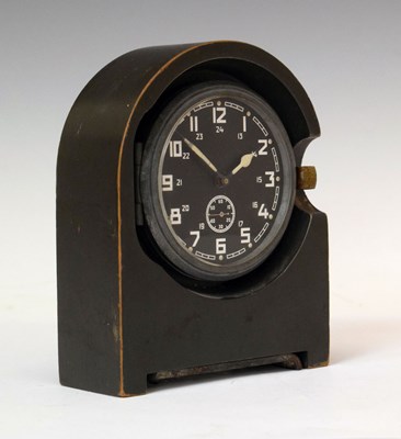 Lot 90 - Kienzle - World War II 8 Day Luftwaffe communications centre table clock
