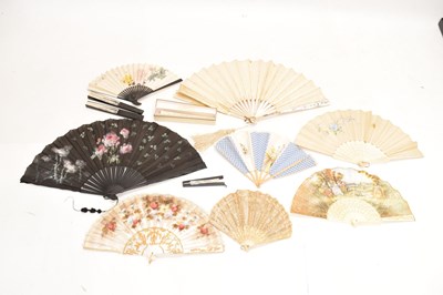Lot 292 - Collection of 19th century and later fan