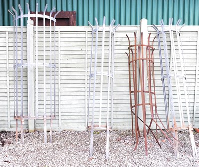 Lot 741 - Three pairs of metal tree guards