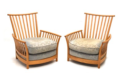 Lot 630 - Three-piece Ercol Renaissance high back suite