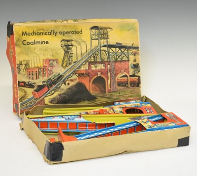 Lot 350 - Technofix made tinplate 'Mechanically Operated Coalmine', 294