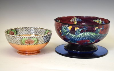 Lot 445 - Maling bowl, etc