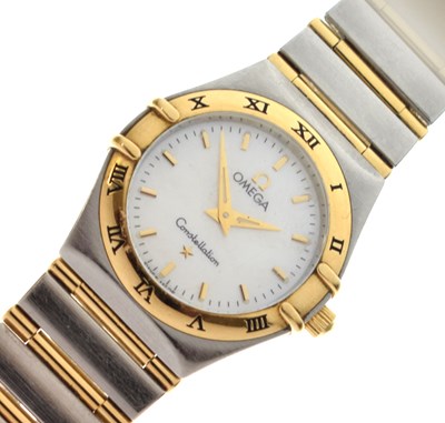 Lot 159 - Omega - Lady's Constellation two-tone watch