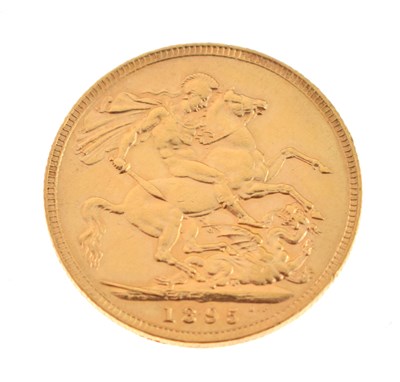 Lot 236 - Victorian gold sovereign, 1895