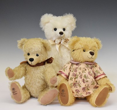 Lot 364 - Robin Rive - Group of three teddy bears