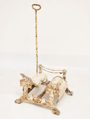 Lot 342 - Early 20th century cast metal boot scraper