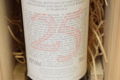 Lot 785 - The Macallan 25 Years Old Anniversary Malt