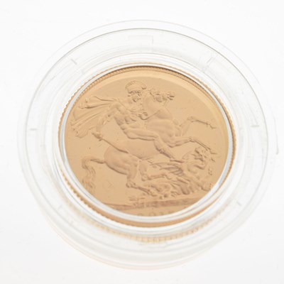 Lot 235 - Elizabeth II (Jody Clark) gold proof sovereign, 2015