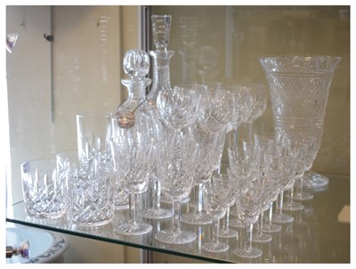 Lot 351 - Waterford Lismore part suite of glassware