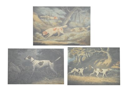 Lot 518 - 19th century coloured engraving after T.N Sartorious - 'Pointers'