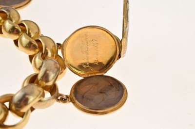 Lot 174 - Victorian gold bracelet