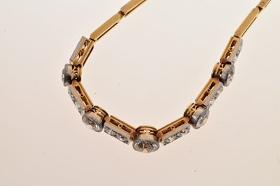 Lot 175 - Edwardian diamond bracelet