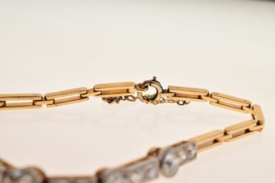 Lot 175 - Edwardian diamond bracelet