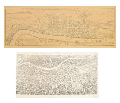Lot 504 - ‘A Balloon View of London' reproduction map