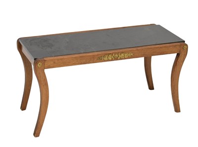 Lot 684 - Marble-topped and gilt metal-mounted coffee table