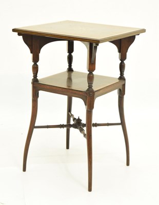 Lot 701 - Edwardian inlaid rosewood occasional table