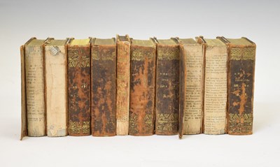 Lot 352 - Nine 19th century small format German literature by Fredrich Von Schiller
