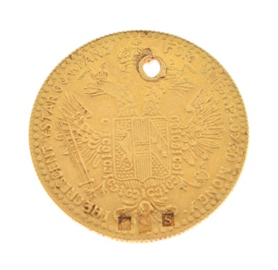 Lot 246 - Fantasy gold coin in the manner of an Austrian Empire 1 Ducat coin