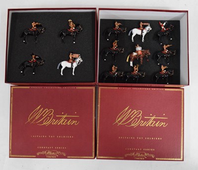 Lot 298 - Britains - Mounted Band of the Lifeguards Sets 1 and 2