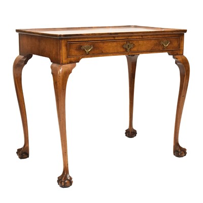 Lot 720 - Figured walnut ‘silver table’ in George I taste